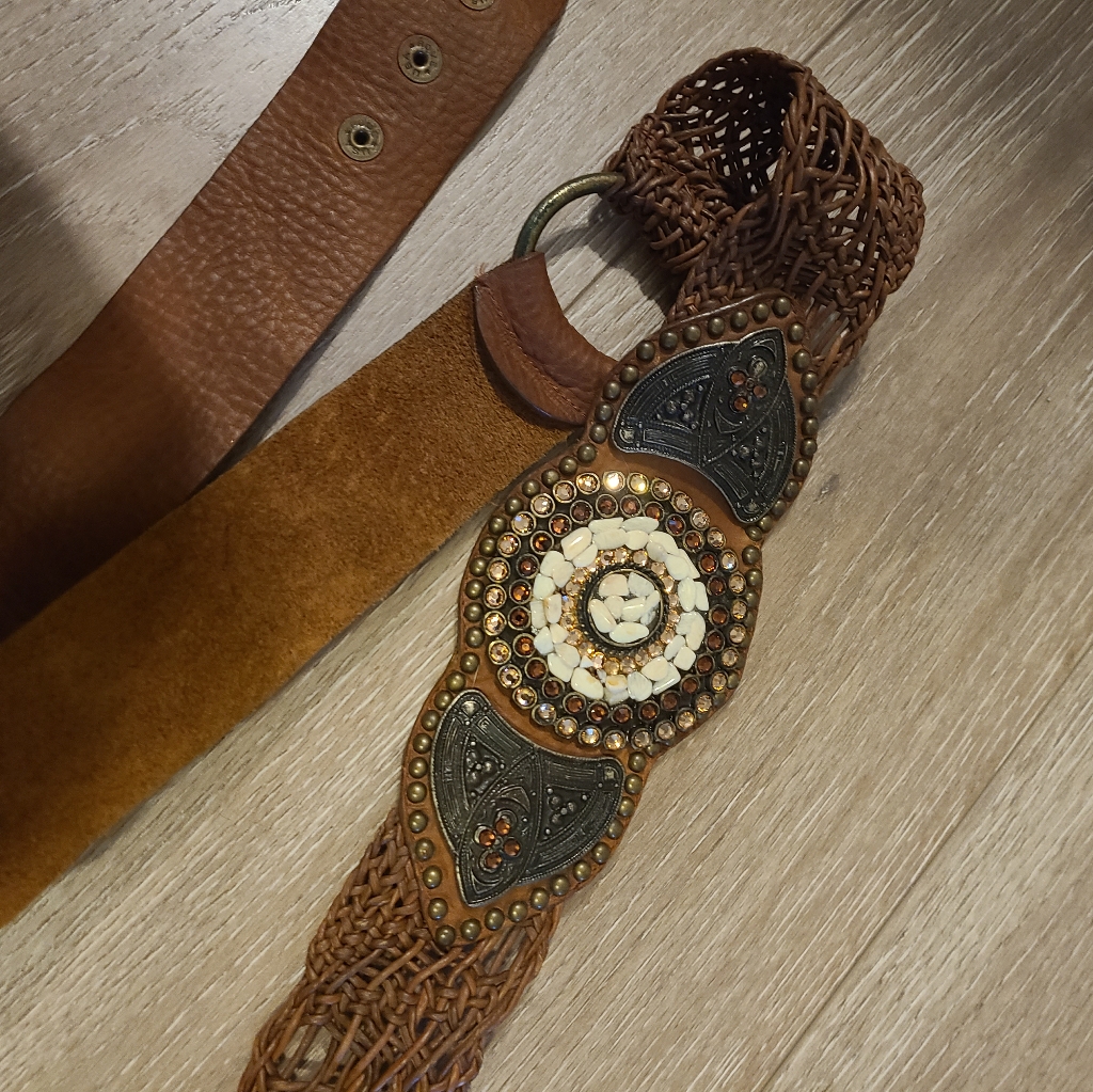 Leather Rock Genuine Leather Belt